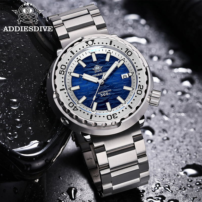 Anti Blue Light Film - ADDIESDIVE AD2098 Men's Automatic Diver Watch