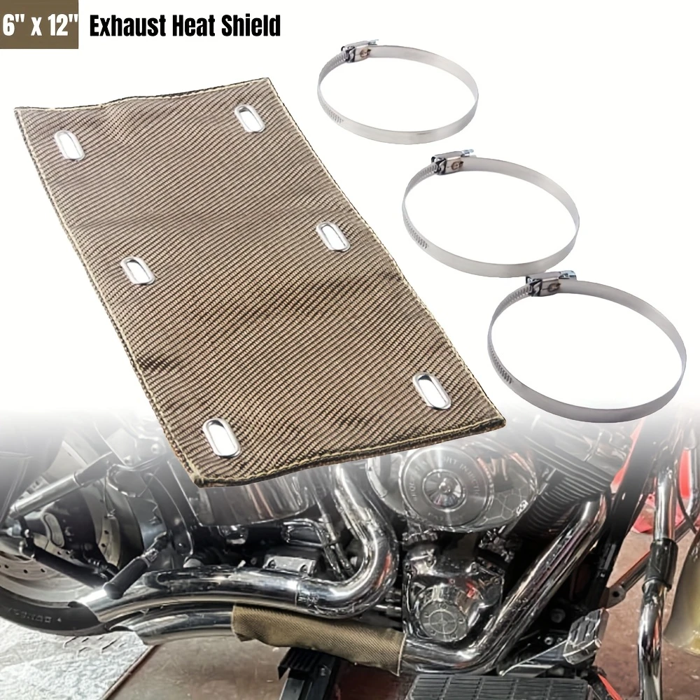 Glass Protector Auto - Titanium Color Basalt Fiber Pipe Shield