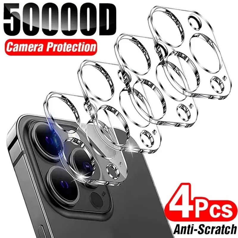 Camera Lens Protector - 4PCS HD Back Camera Glass Protectors