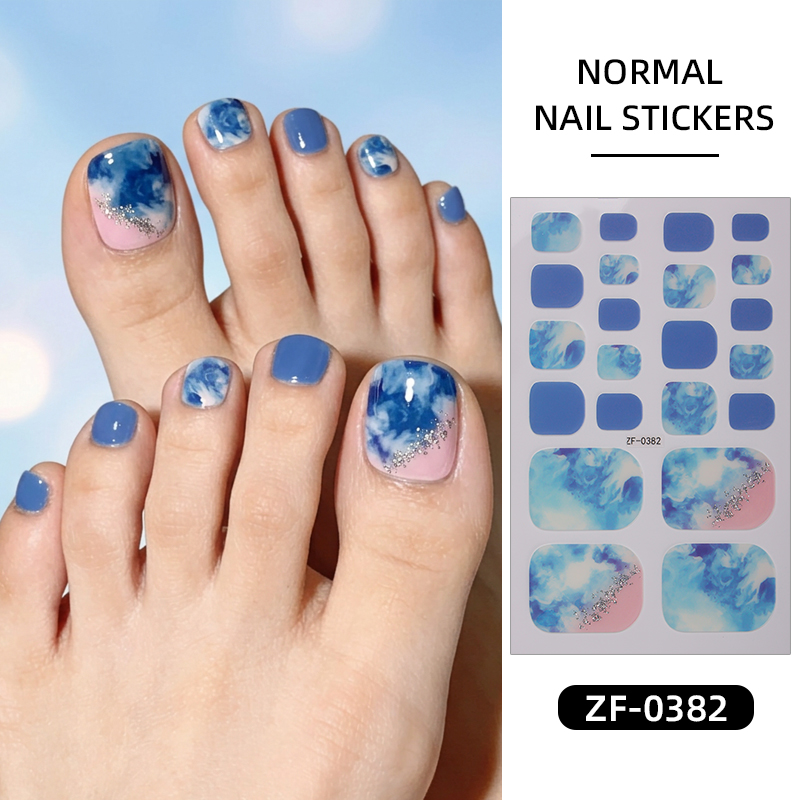 22Tips Gradient Marble Toe Nai – обзор и цена Full Cover Adhesive