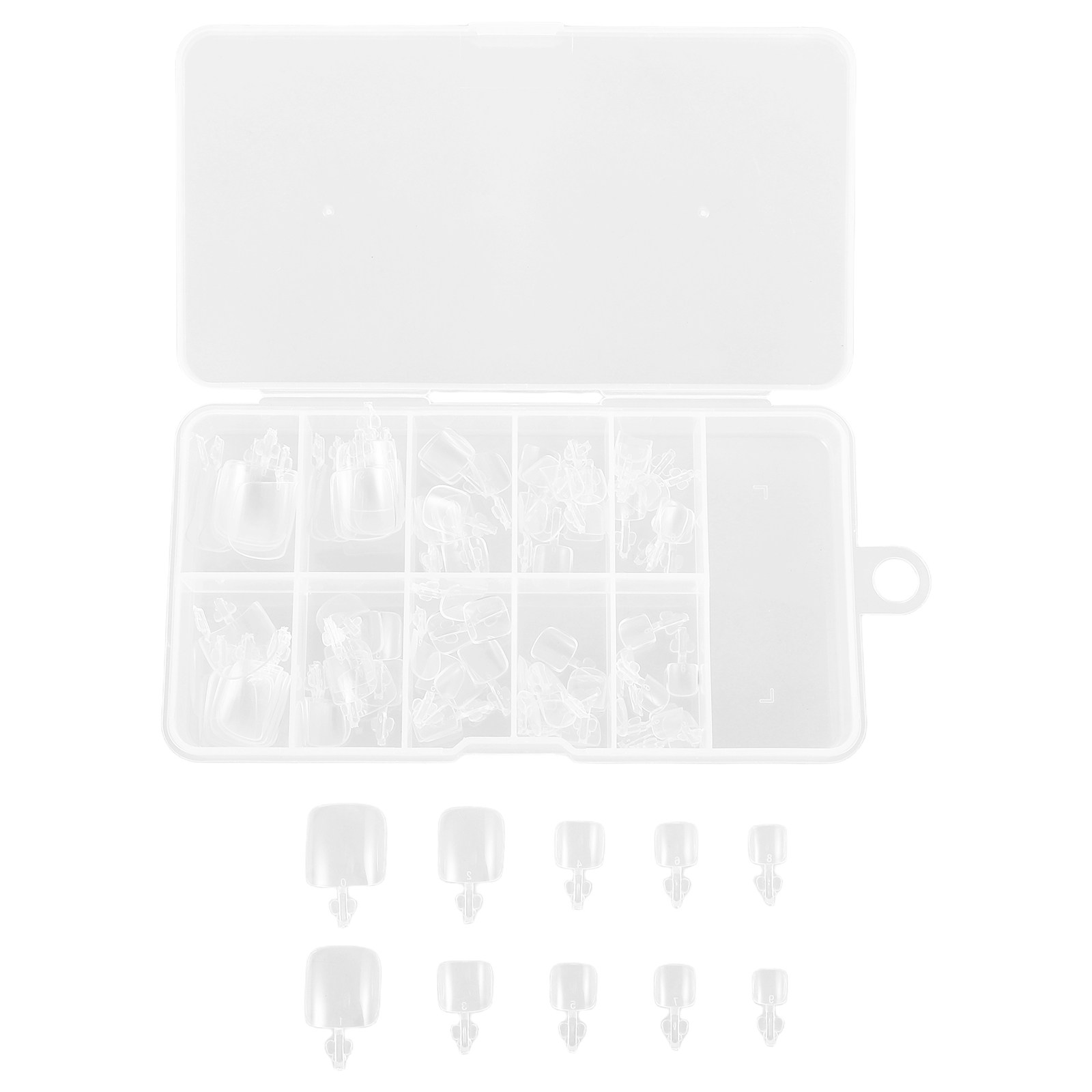 100Pcs Clear Full Cover Toenai – обзор и цена Full Cover Adhesive