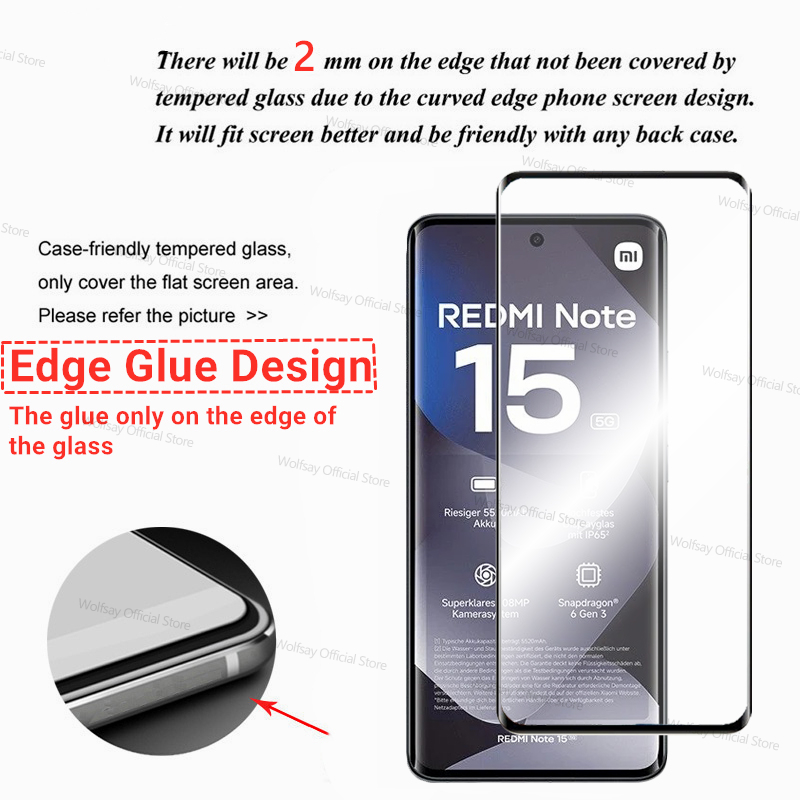 2/4 PCS 3D Curved Edge Glass F – обзор и цена Curved Edge Screen
