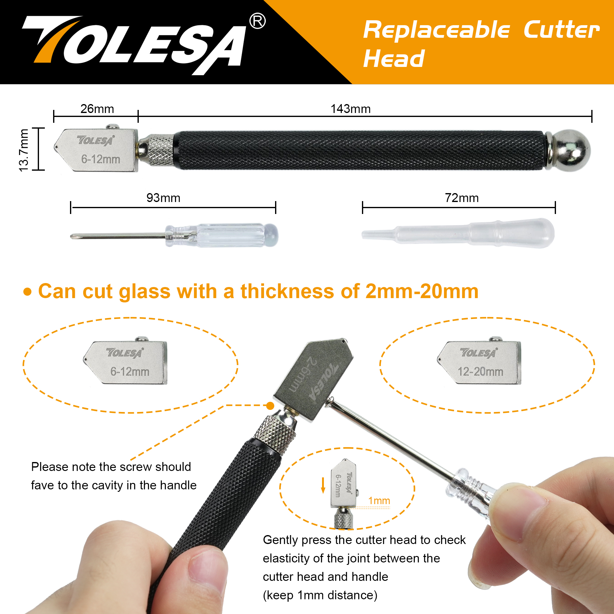 TOLESA Glass Cutter 2mm-20mm K – обзор и цена Screen Protector Cutter