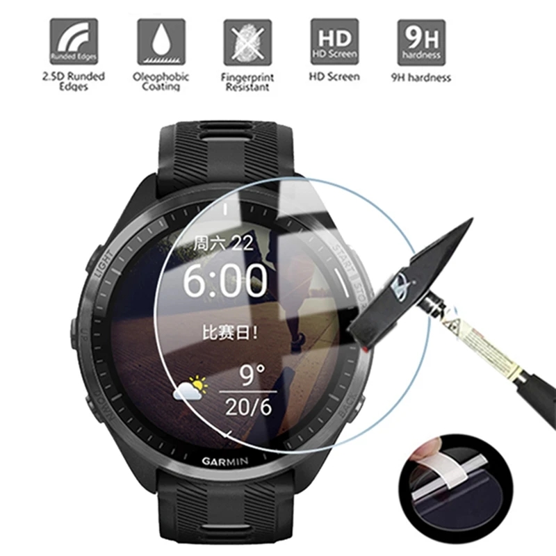 Tempered Glass For Garmin Fore – обзор и цена Tempered Glass Screen 9H