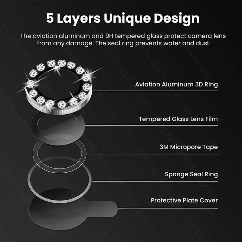 3D Sparkling Rhinestone 9H Len – обзор и цена Tempered Glass Screen 9H