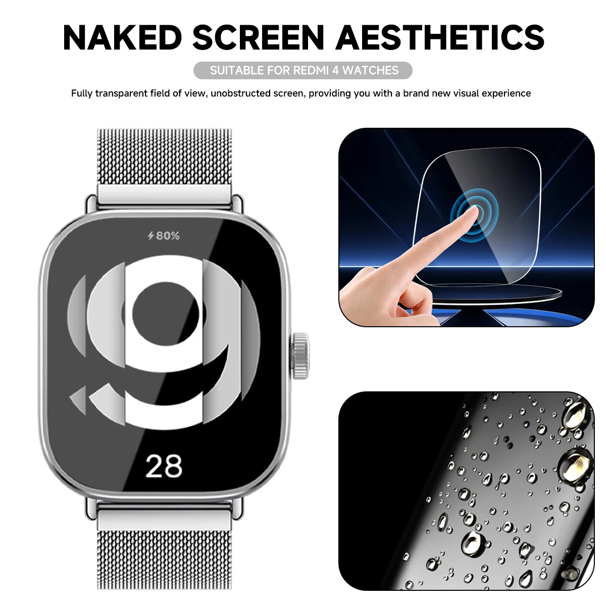 Tempered Glass for Xiaomi Redm – обзор и цена Smartwatch Screen Film