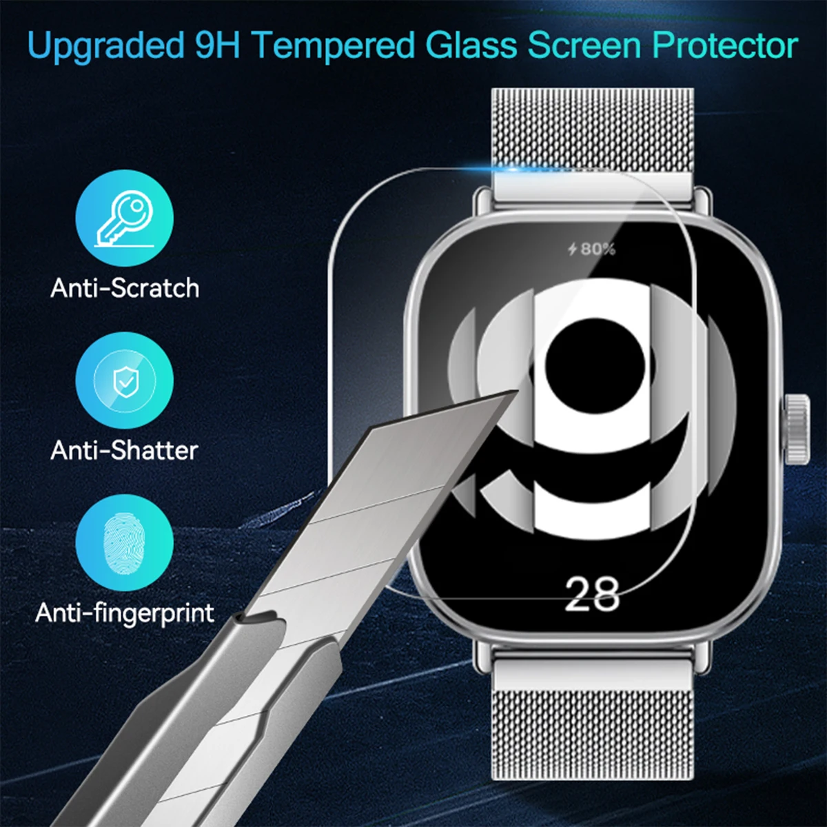Tempered Glass for Xiaomi Redm – обзор и цена Smartwatch Screen Film