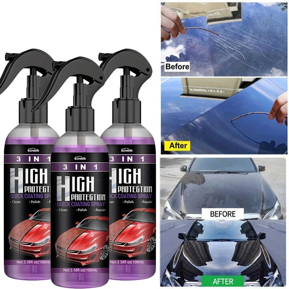 3 in 1 Car Ceramic Liquid Coat – обзор и цена Nano Liquid Coating