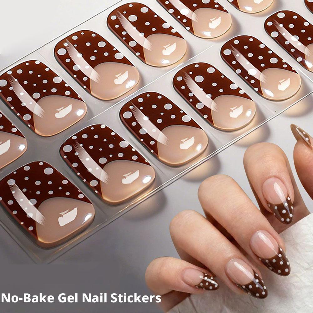 Polka Dot Gel Nail Strips Full – обзор и цена Full Cover Adhesive