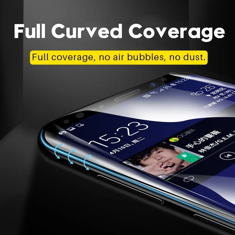 9D Curved Tempered Glass Film  – обзор и цена Curved Edge Screen