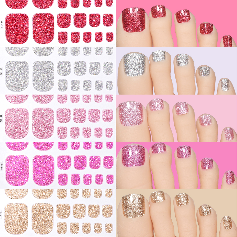 22tips Toe Nail Sticker Wraps  – обзор и цена Full Cover Adhesive