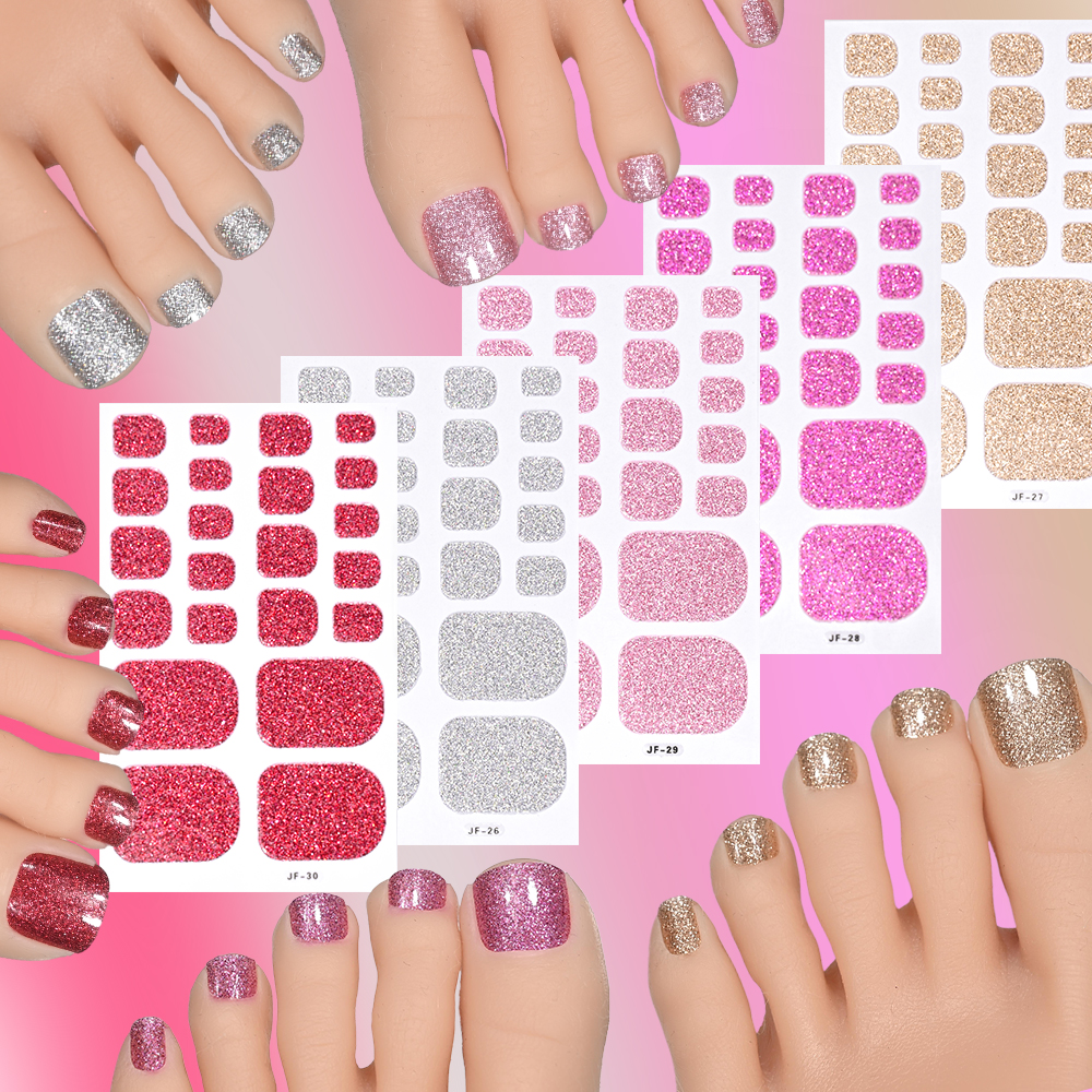 22tips Toe Nail Sticker Wraps  – обзор и цена Full Cover Adhesive