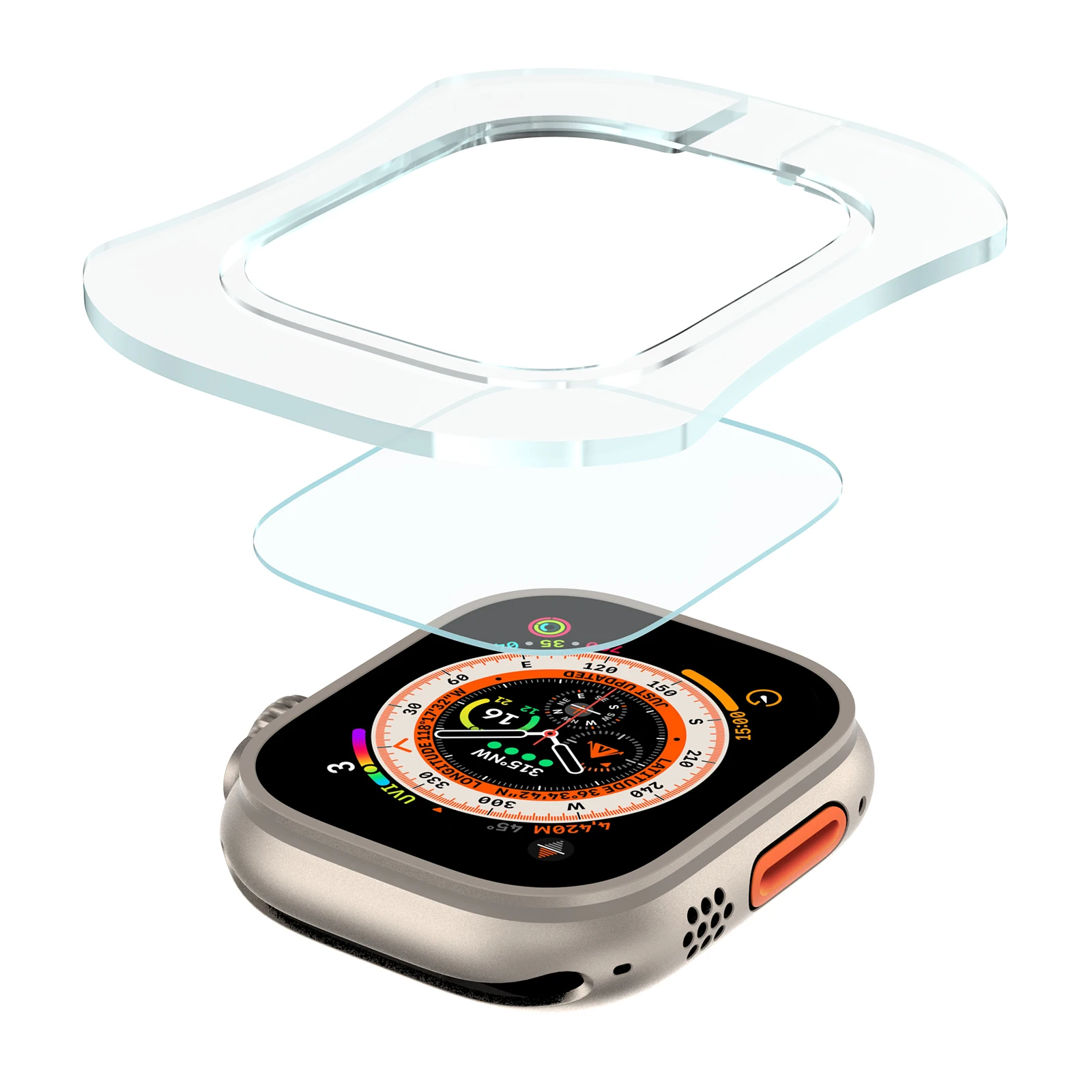 Tempered Glass for Apple Watch – обзор и цена Screen Alignment Tool