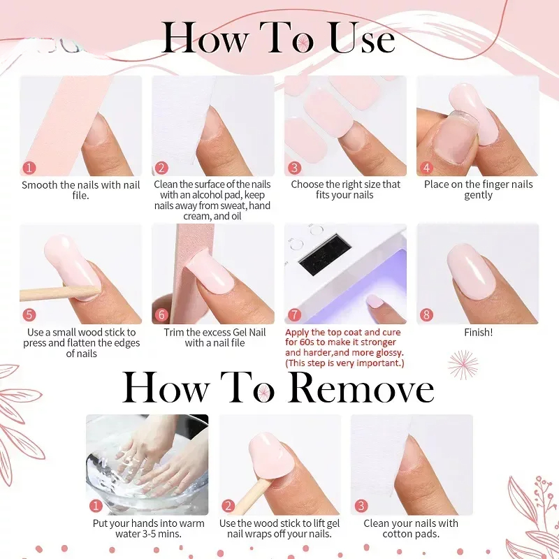 16/18/20Tips French Gel Nail S – обзор и цена Full Cover Adhesive
